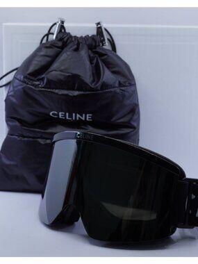 Celine CL40302U SKI MASK 01C Shield Sunglasses / Ski Mask - Black / Grey